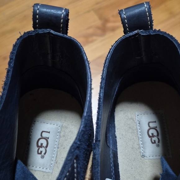 UGG Men\'s Sz. 12 Neumel Unlined Leather Chukka Boot In Dark Blue main image 10